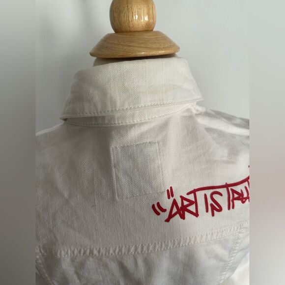 Zadig & Voltaire White Denim Jacket - Picture 3 of 12